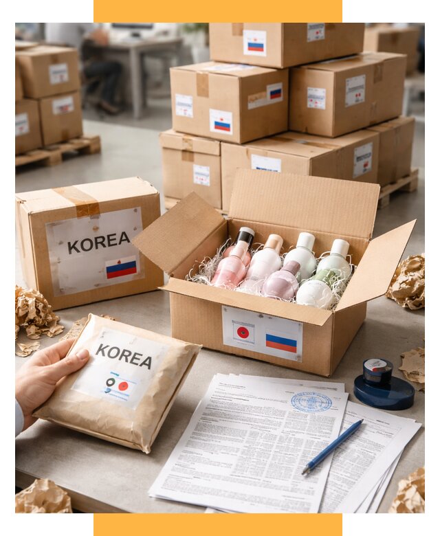 Доставка косметики из Кореи от 8793 р. под ключ | СетСервис-Лхв