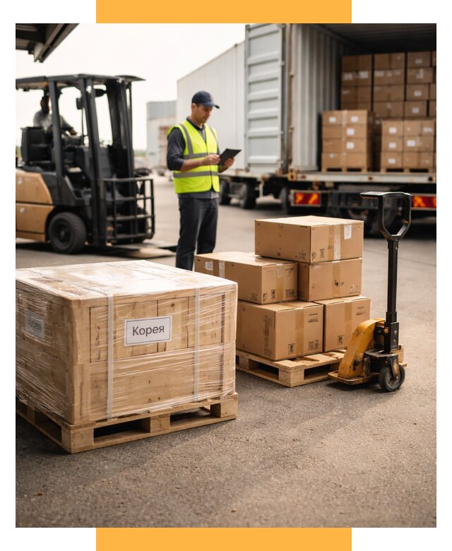 Доставка грузов в Корею из России от 36208 р. | СетСервис-Лхв