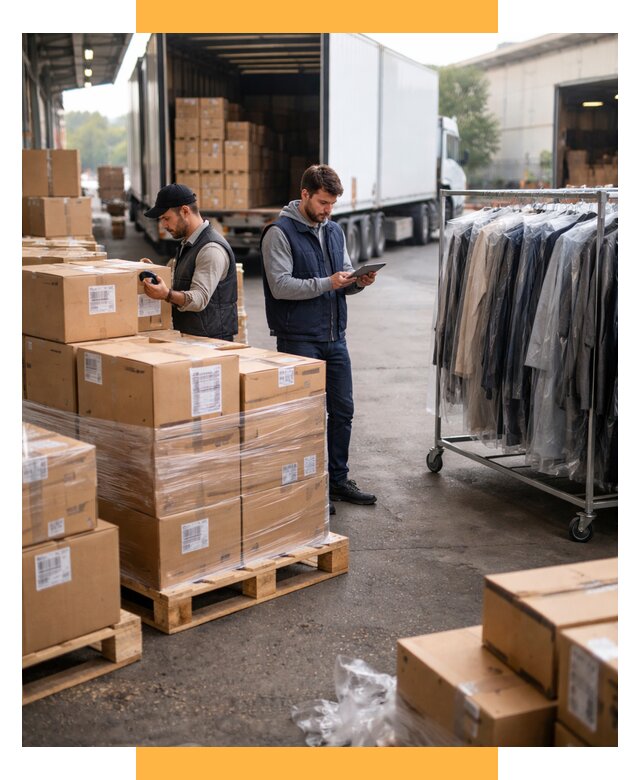 Перевозка и доставка одежды из Китая от 7759 р., СетСервис-Лхв