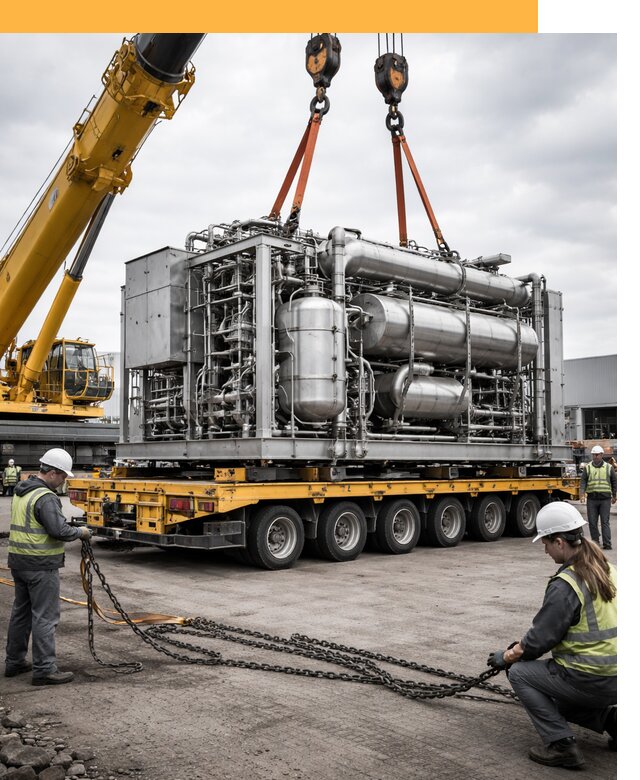 Перевозка тяжеловесных грузов по миру от 155175 руб