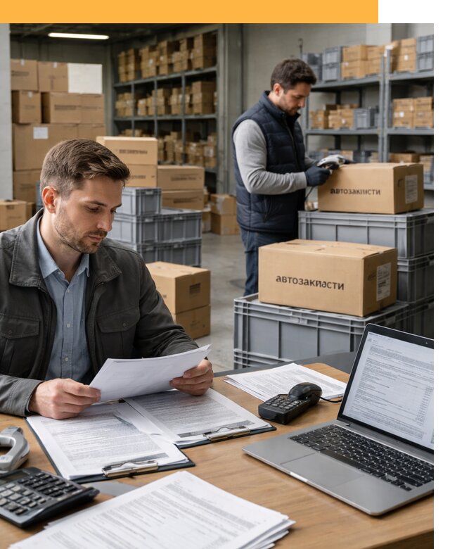 Таможенное оформление автозапчастей по выгодным тарифам от 8793