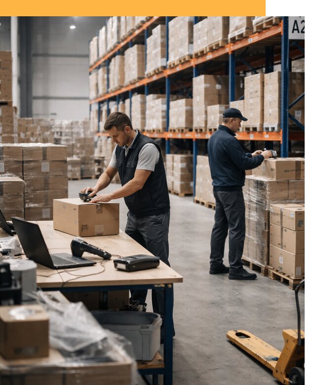 Склад консолидации в Европе: хранение, сортировка от 6724